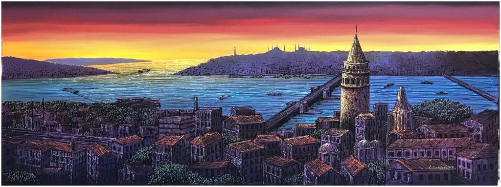 İstanbul’un Çizgisel Harmonisi" / "The Linear Harmony of Istanbul by Javad Ghaffari